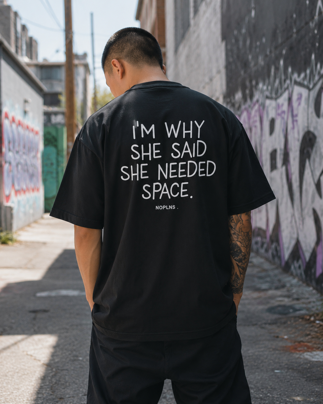 I'M WHY SHE SAID SHE NEEDED SPACE.