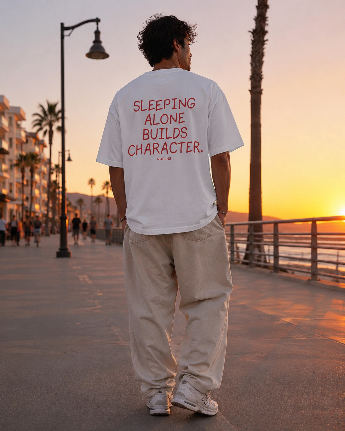 SLEEPING ALONE BUILDS CHARACTER.
